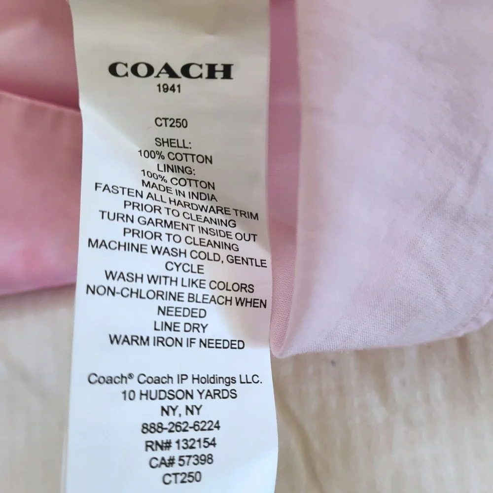 NWT Coach Pink Puff Sleeve Girlcore Floral Japanese Streetwear Mini Dress 10